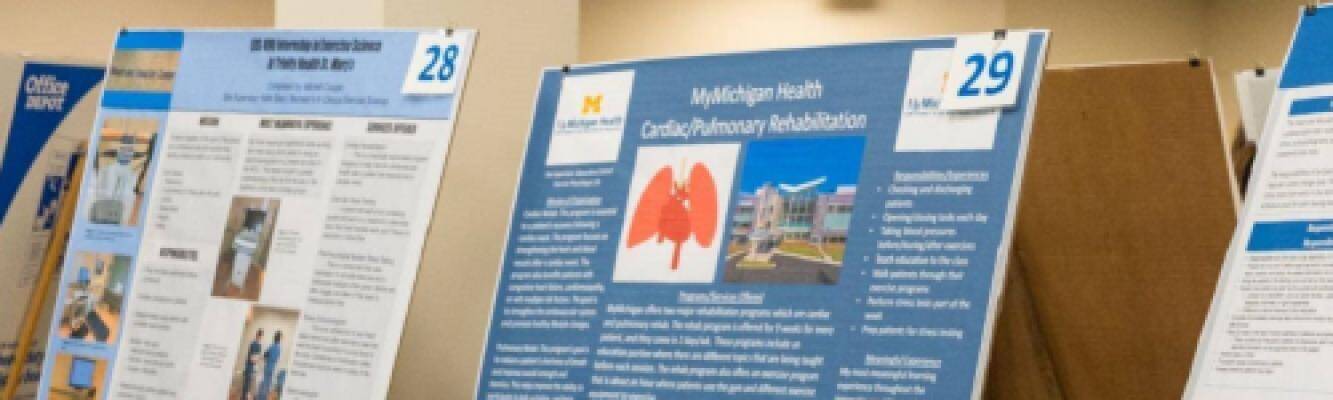 Posters on display